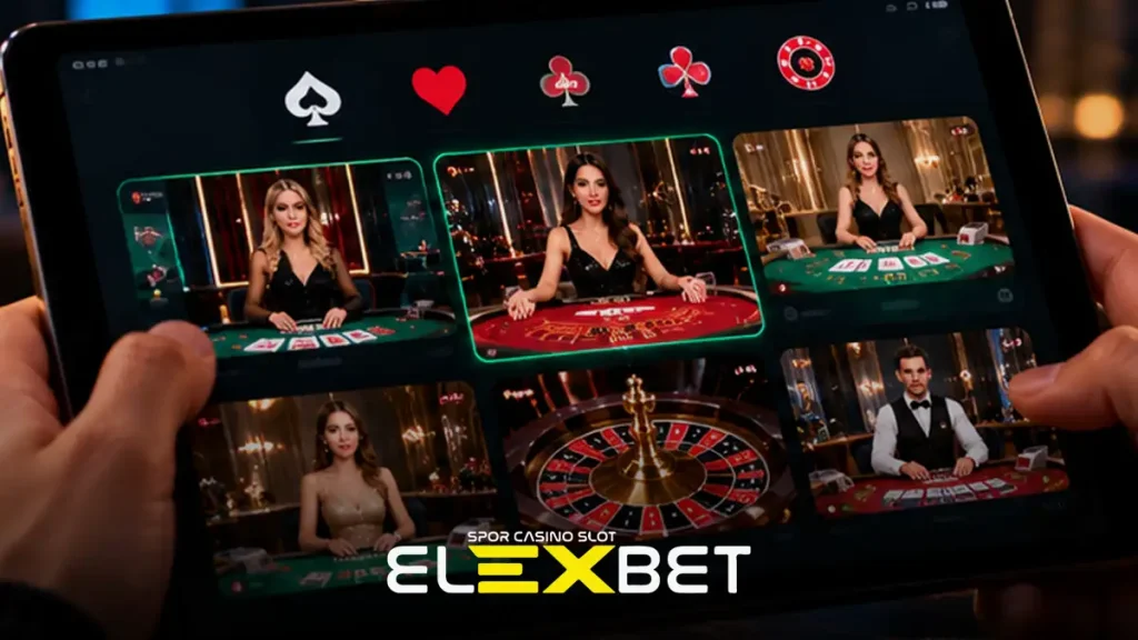 Elexbet canlı casino oyunları